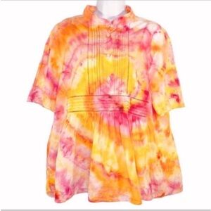VINEYARD VINES Custom Tie Dye Blouse Top XL